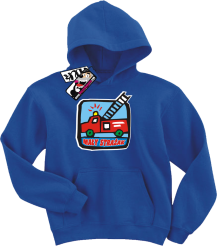 Wóz strażacki - bluza dziecięca z nadrukiem, kod: SZDZ00076S