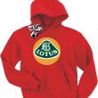 Lotus extreme dziecięca bluza z nadrukiem - czerwony