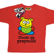 Koloruś chodź się przytulić super koszulka dla dziecka - red