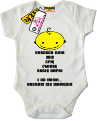 Każdego dnia.. - nietypowe body dziecięce, kod: SZDZ00091B