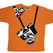 aparat tshirt dziecięcy - orange
