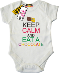 Keep Calm and Eat a Chocolate - body dziecięce
