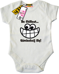 Be chillout uśmiechnij się - body dziecięce, kod: SZDZ00031B