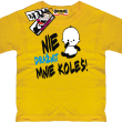 Nie drażnij mnie koleś zabawny tshirt - yellow