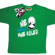 Nie drażnij mnie koleś zabawny tshirt - green