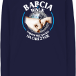 Babcia i Wnuk - Najlepsi przyjaciele na całe życie - Longsleeve dziecięcy granat