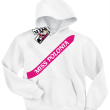Miss polonia niepowtarzalna bluza dziecięca - biały