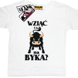 Wziąć Cię na byka? zabawna koszulka dziecięca - biały