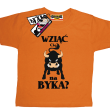 Wziąć Cię na byka? zabawna koszulka dziecięca - pomarańczowy