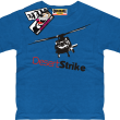 Desert strike helikopter wyjątkowy tshirt dla syna - royal blue