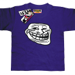 Smile Mem - zabawna koszulka dziecięca - fioletowy