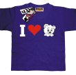 I love Misia oryginalny tshirt dla dziecka - purple