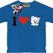 I love Misia oryginalny tshirt dla dziecka - royal blue