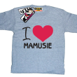 I love Mamusie świetna dziecięca koszulka - melange