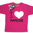 I love Mamusie świetna dziecięca koszulka - pink