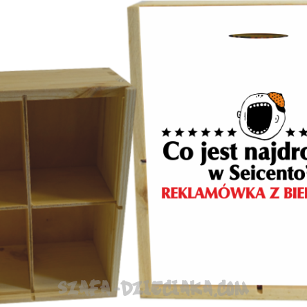 Co jest najdroższe w Seicento Reklamówka z Biedronki - Skrzyneczka ozdobna 