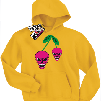 Wisienkowe czachy - bajerancka bluza dziecięca, kod: SZDZ00206S
