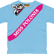 Miss polonia - koszulka dziecięca - błękitny