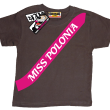 Miss polonia - koszulka dziecięca - brązowy