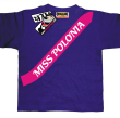 Miss polonia - koszulka dziecięca - fioletowy