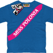 Miss polonia - koszulka dziecięca - niebieski