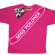 Miss polonia - koszulka dziecięca - różowy