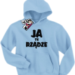 Ja tu rządzę zabawna bluza dziecięca - sky blue