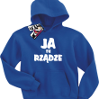 Ja tu rządzę zabawna bluza dziecięca - blue