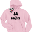 Ja tu rządzę zabawna bluza dziecięca - pink