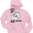 Hej! Koleżanko oryginalna dziecięca bluza - różowy