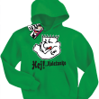 Hej! Koleżanko oryginalna dziecięca bluza - zielony