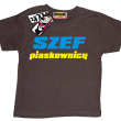 Szef piaskownicy zabawny tshirt dziecięcy - brązowy