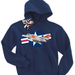 Air force one samolot wojskowy bluza z nadrukiem da syna - navy blue