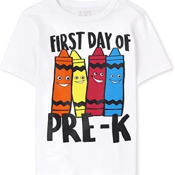First Day in Pre-K koszulka dla pierwszoklasisty - koszulka dziecięca