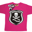 Osiedlowy pirat zabawna koszulka - pink
