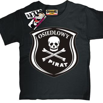 Osiedlowy pirat - zabawna koszulka dziecięca, kod: SZDZ00027K