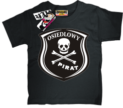 Osiedlowy pirat - zabawna koszulka dziecięca, kod: SZDZ00027K