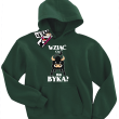 Wziąć Cię na byka? super bluza dziecięca - butelkowy