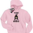 Wziąć Cię na byka? super bluza dziecięca - różowy