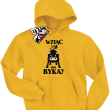 Wziąć Cię na byka? super bluza dziecięca - żółty