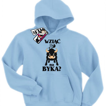 Wziąć Cię na byka? - super bluza dziecięca, kod: SZDZ00212S