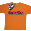 Angrygirl super koszulka dla dziewczynki - orange