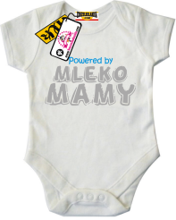 Powered by mleko mamy - zabawne dziecięce body, kod: SZDZ00191B