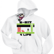8 bit 4 life świetna dziecięca bluza - biały