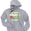 8 bit 4 life świetna dziecięca bluza - melanżowy