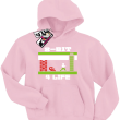 8 bit 4 life świetna dziecięca bluza - różowy
