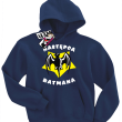 Następca batmana niepowtarzalna bluza dziecięca - navy blue